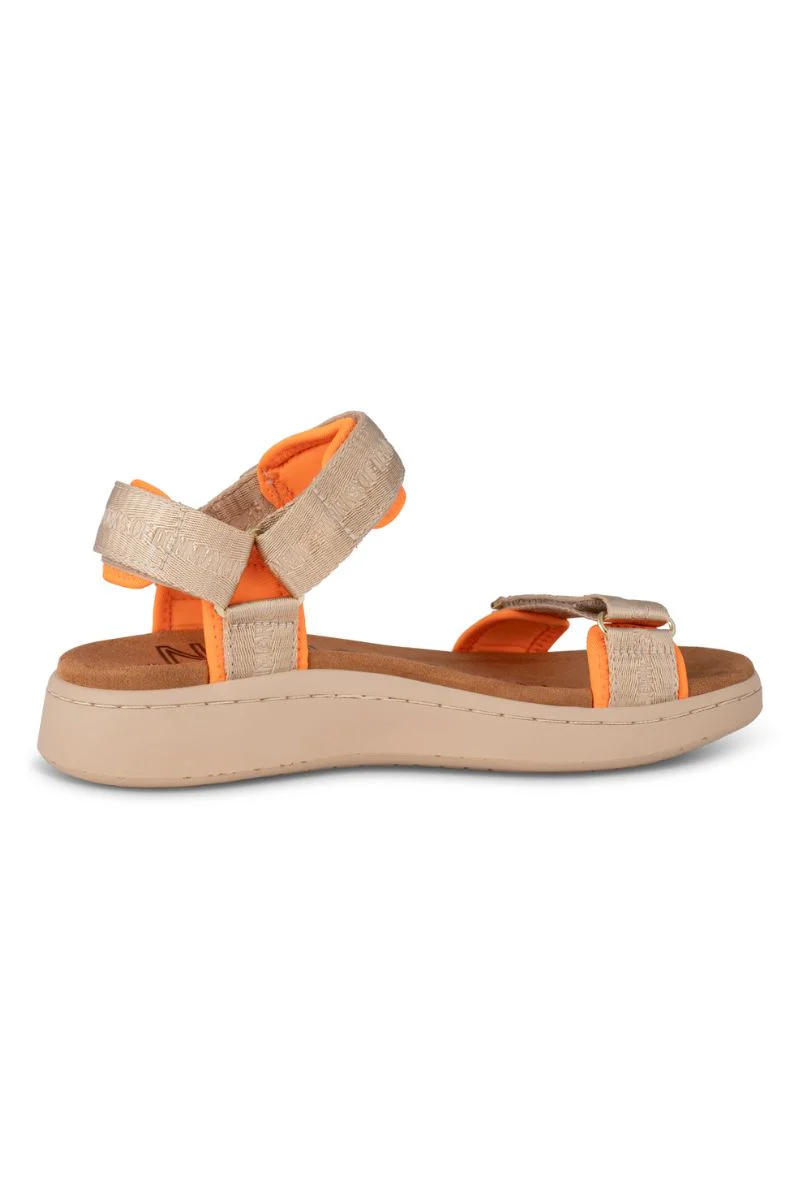 Line Heritage WL716 | Coffee Cream | Sandals fra Woden - Image 4