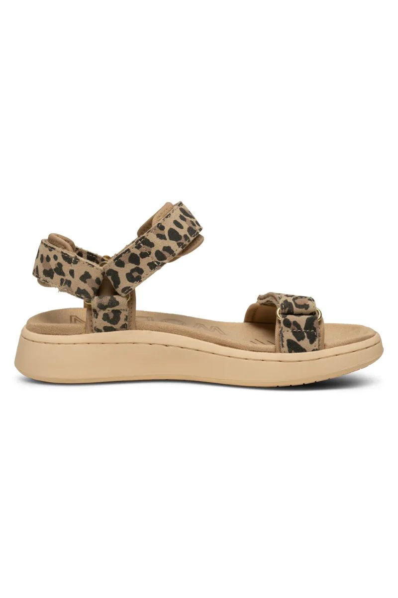 Line Suede WL932 | Leopard | Sandaler fra Woden - Image 6