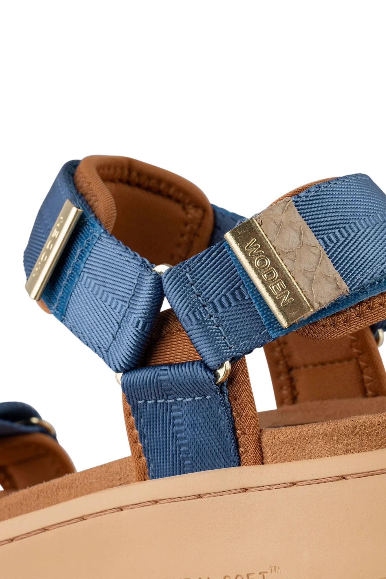 Line | Old Denim | Sandaler fra Woden - Image 3