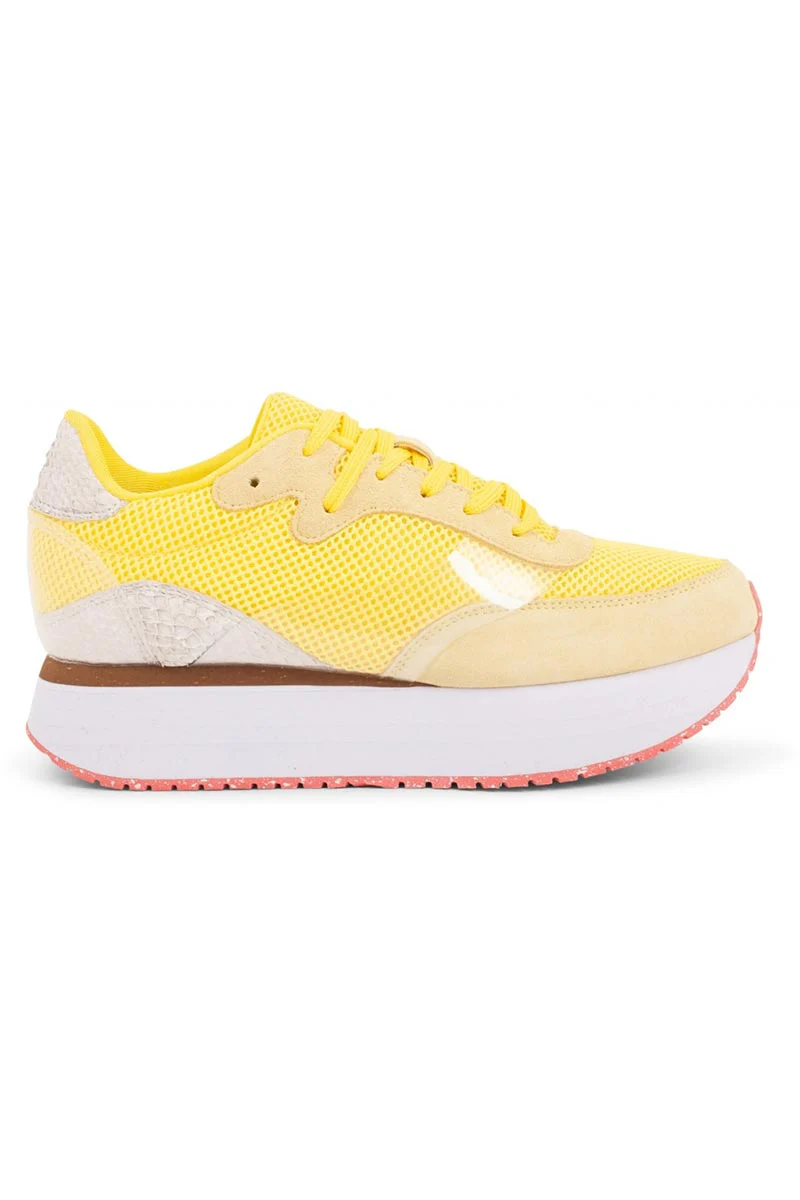 Linea | Blazing Yellow | Sneakers med plateau fra Woden