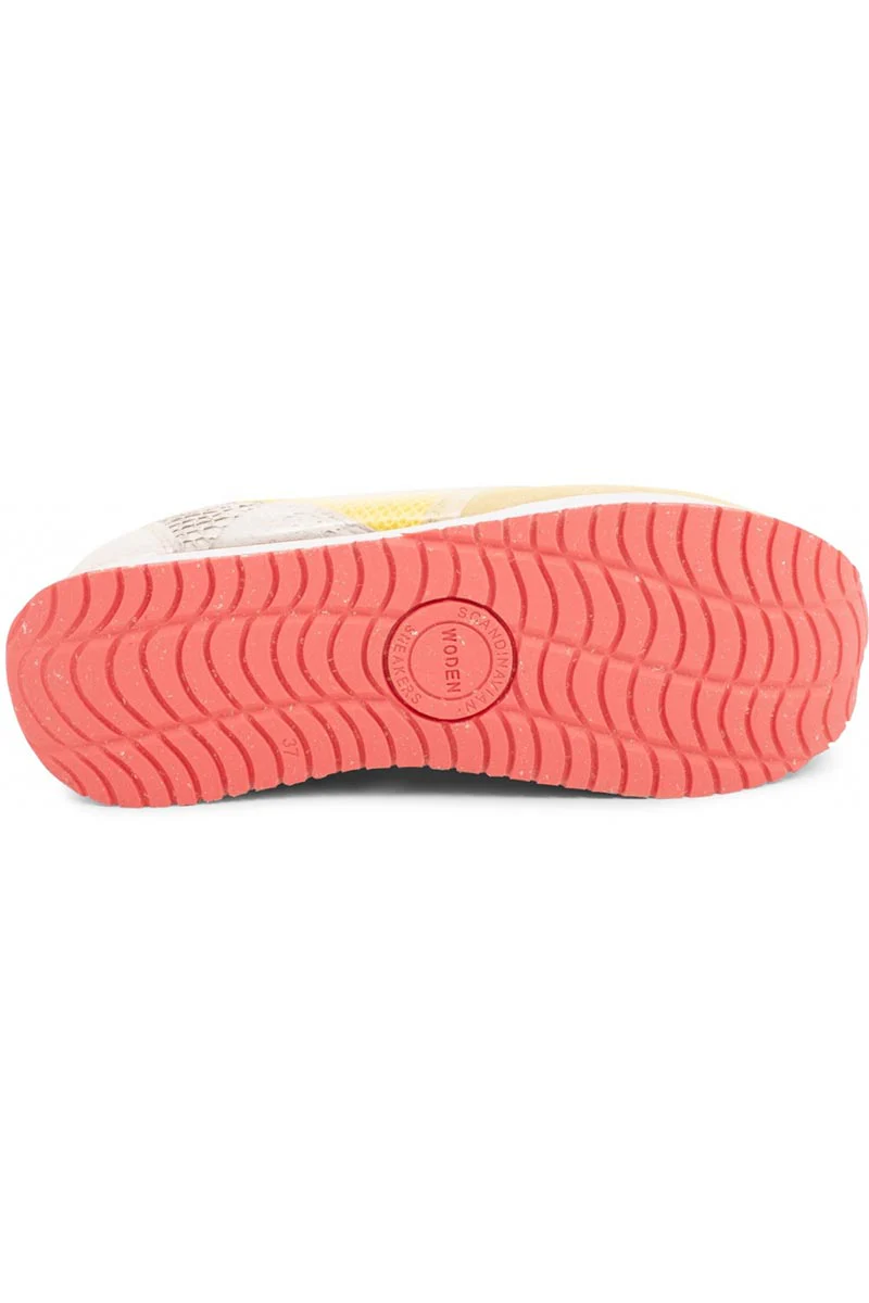 Linea | Blazing Yellow | Sneakers med plateau fra Woden - Image 4