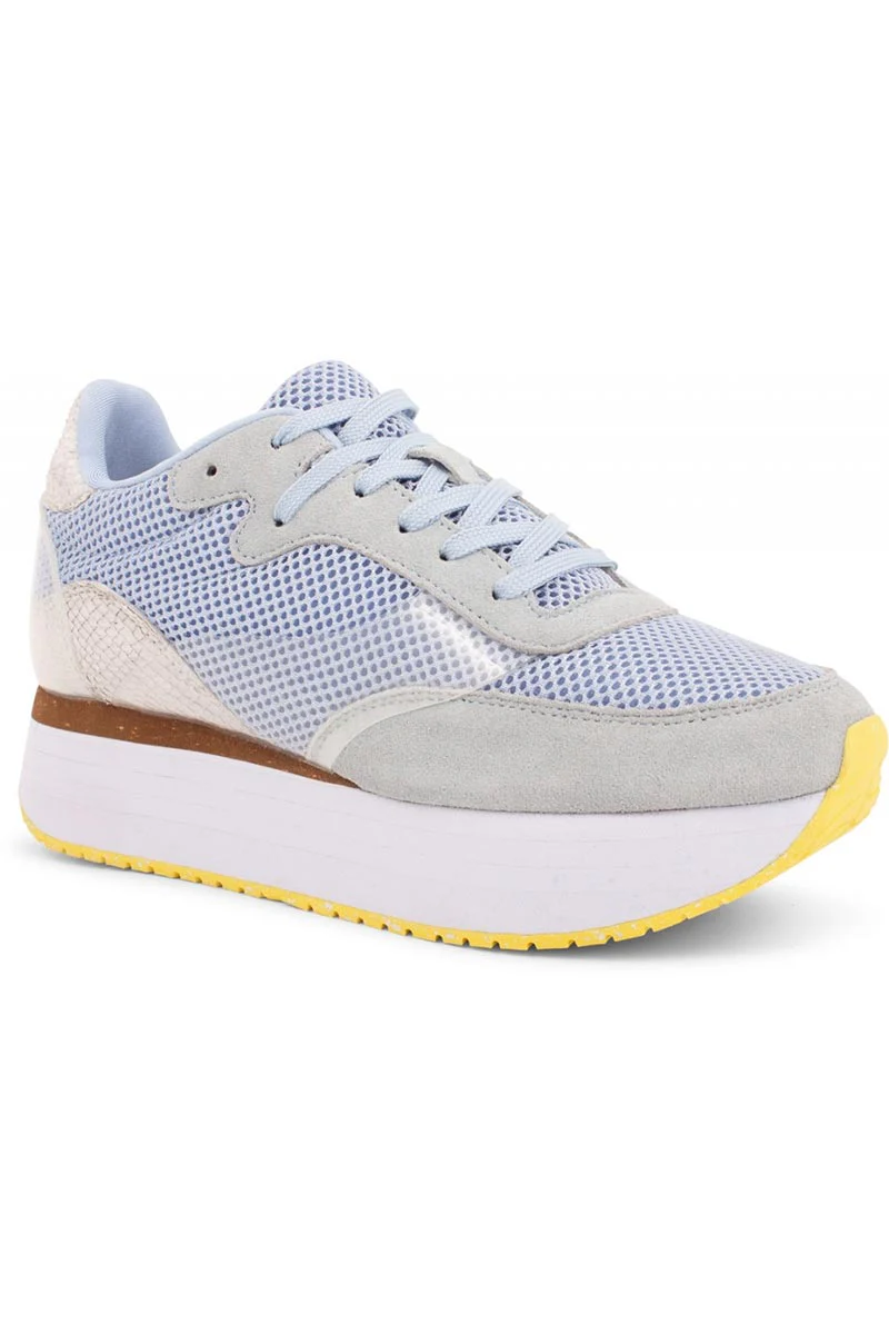 Linea | Ice Blue | Sneakers med plateau fra Woden - Image 2