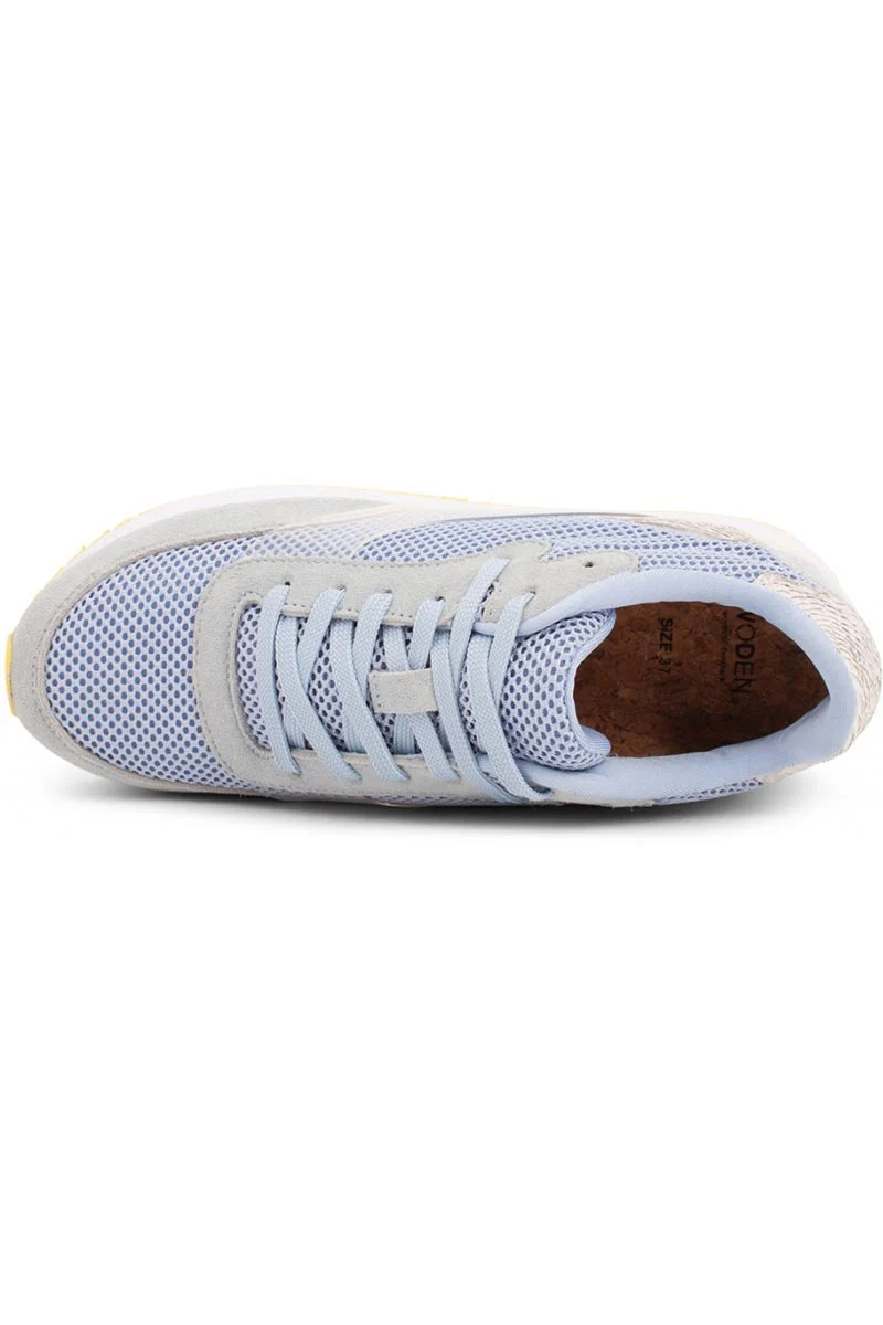 Linea | Ice Blue | Sneakers med plateau fra Woden - Image 3