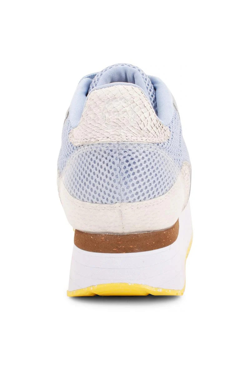 Linea | Ice Blue | Sneakers med plateau fra Woden - Image 5