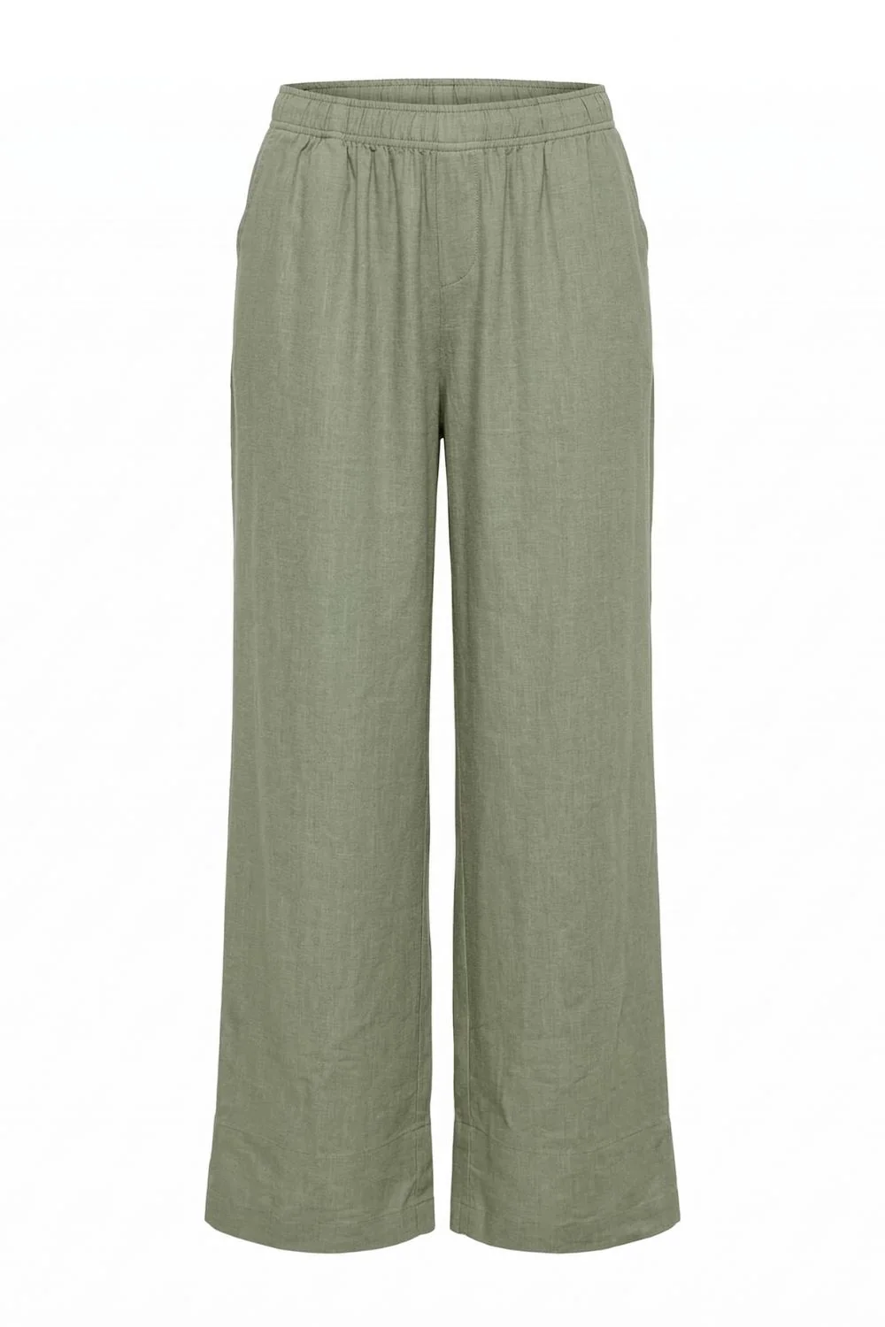 Katie Linen Pants | Kaki | Bukser fra Atelier C