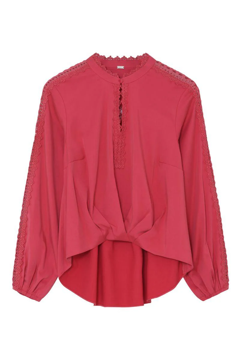 Lise blouse | Claret Red | Skjorte fra Gustav - Image 2