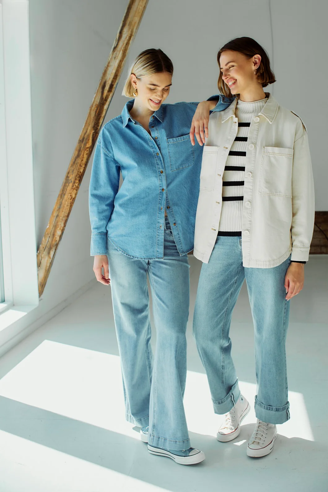 Lisea Pants 204769 | Light Blue Denim | Bukser fra Freequent - Image 5