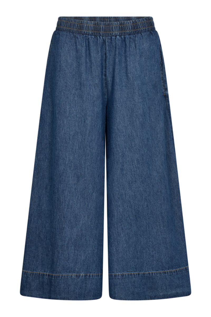 Lisea Pants 212053 | Medium Blue Denim | Bukser fra Freequent - Image 2