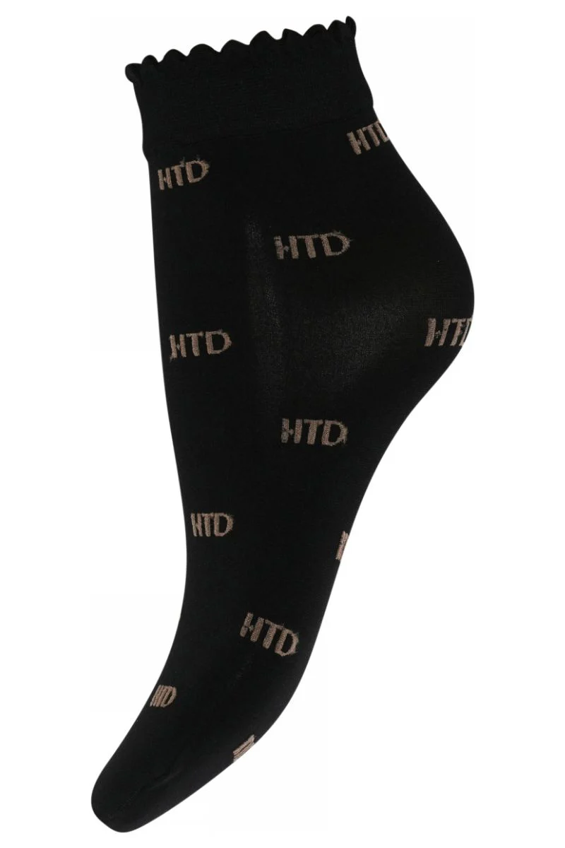 Logo Sock 50D 3D | Sort | Strømper fra Hype the Detail