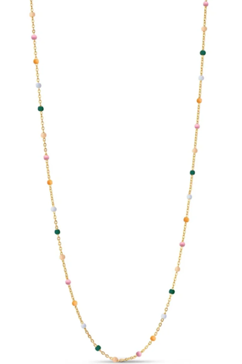 Lola Necklace | Dreamy | Halskæde med emalje drops fra Enamel - Image 2