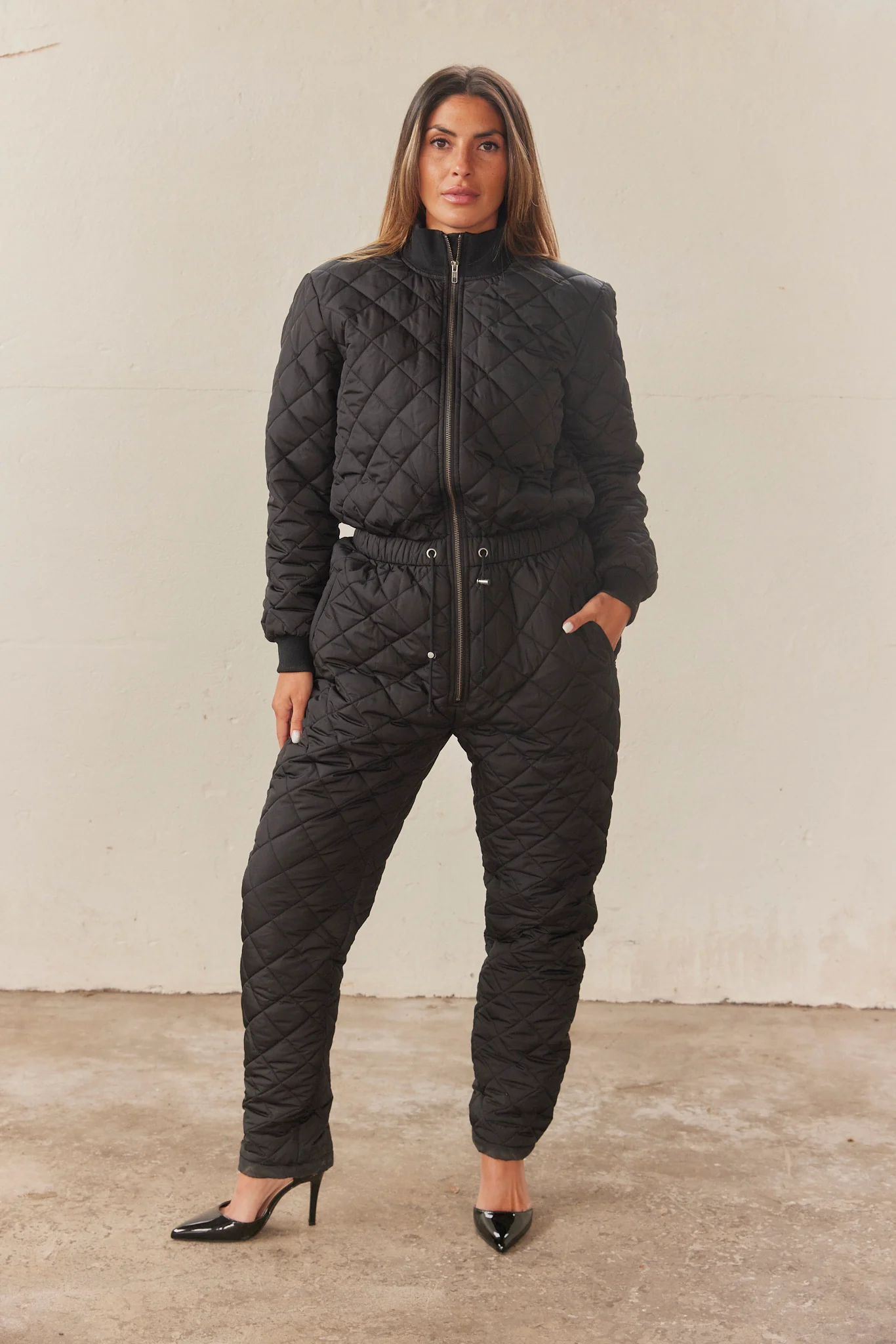 Lolly quilt jumpsuit | Sort | Termodragt fra French Laundry - Image 10