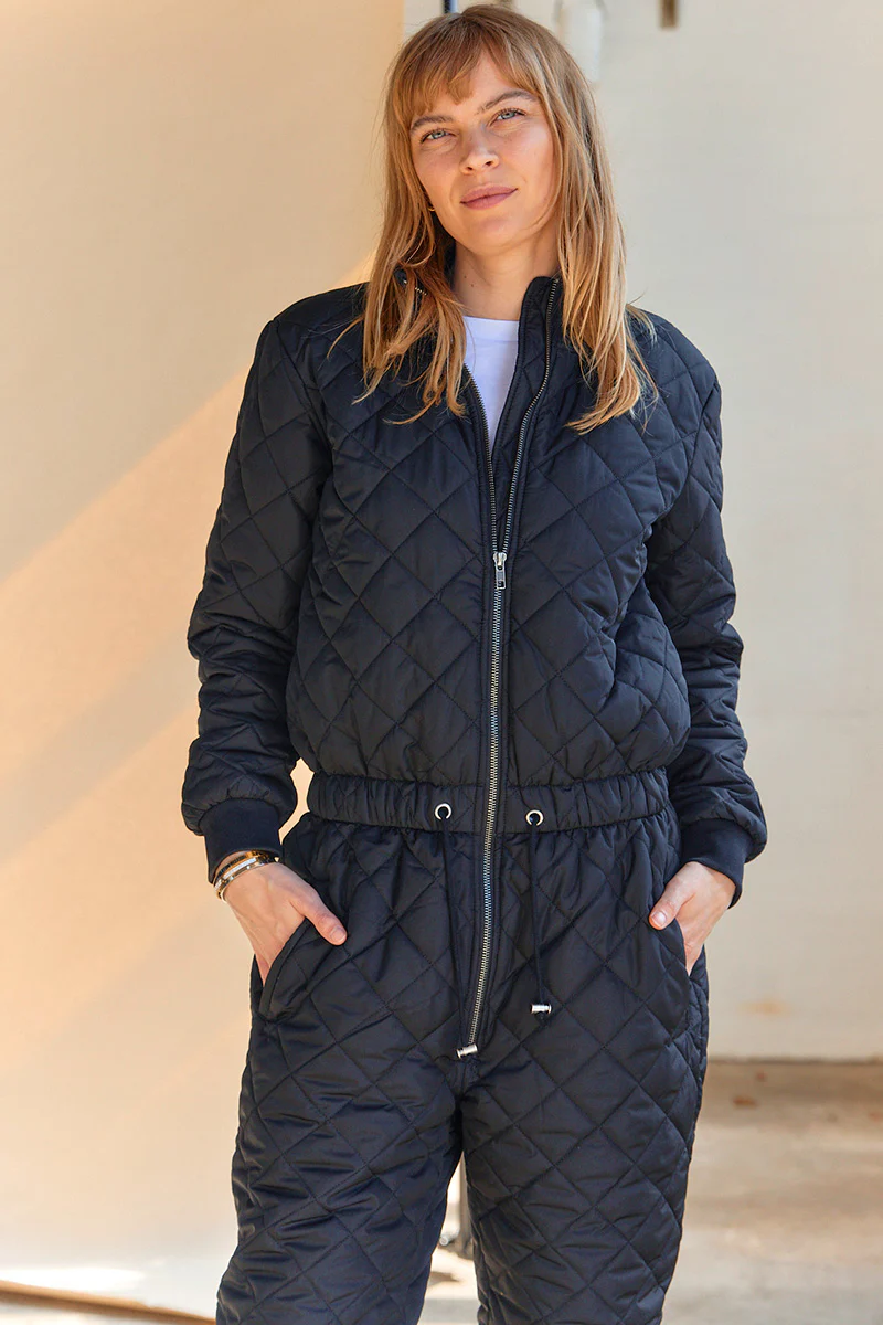 Lolly quilt jumpsuit | Sort | Termodragt fra French Laundry - Image 12