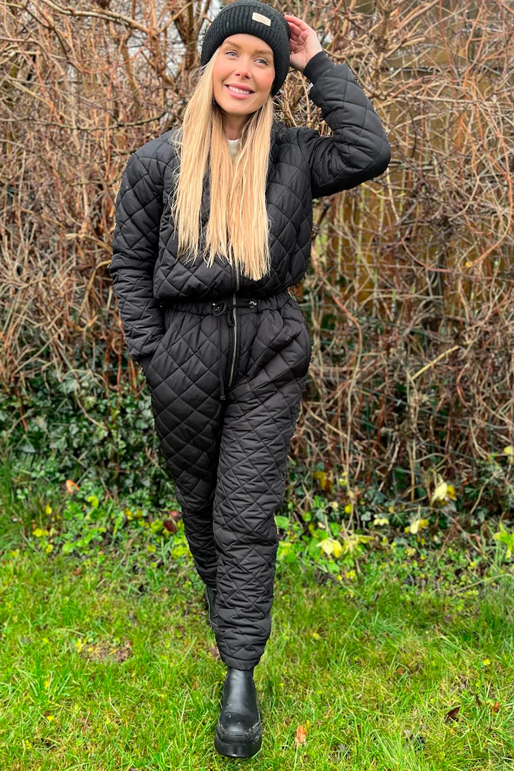 Lolly quilt jumpsuit | Sort | Termodragt fra French Laundry - Image 13