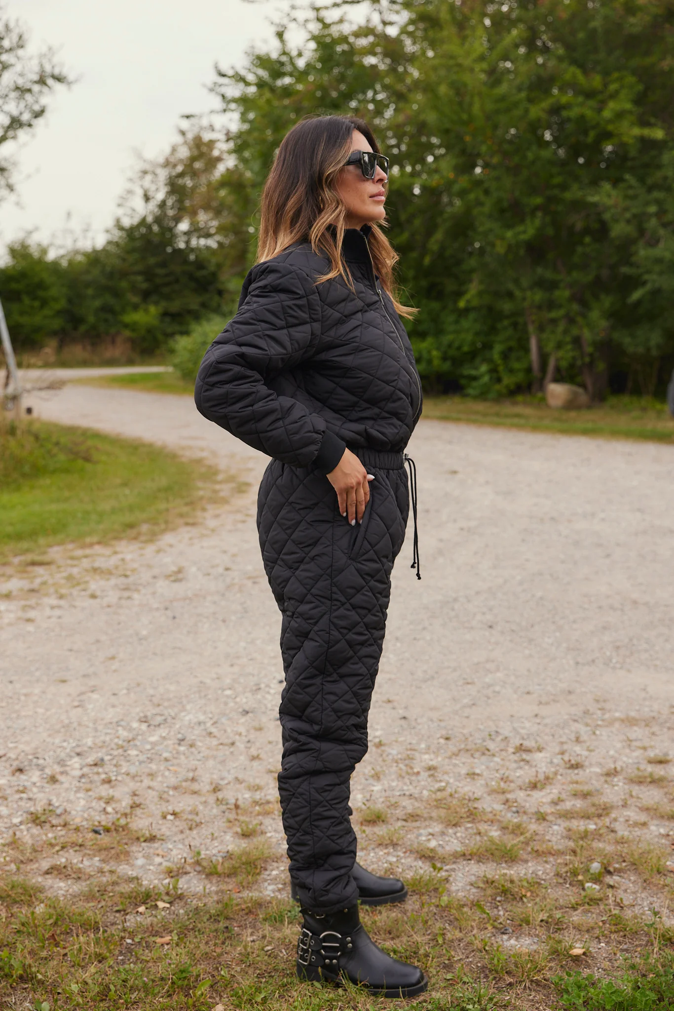 Lolly quilt jumpsuit | Sort | Termodragt fra French Laundry - Image 7