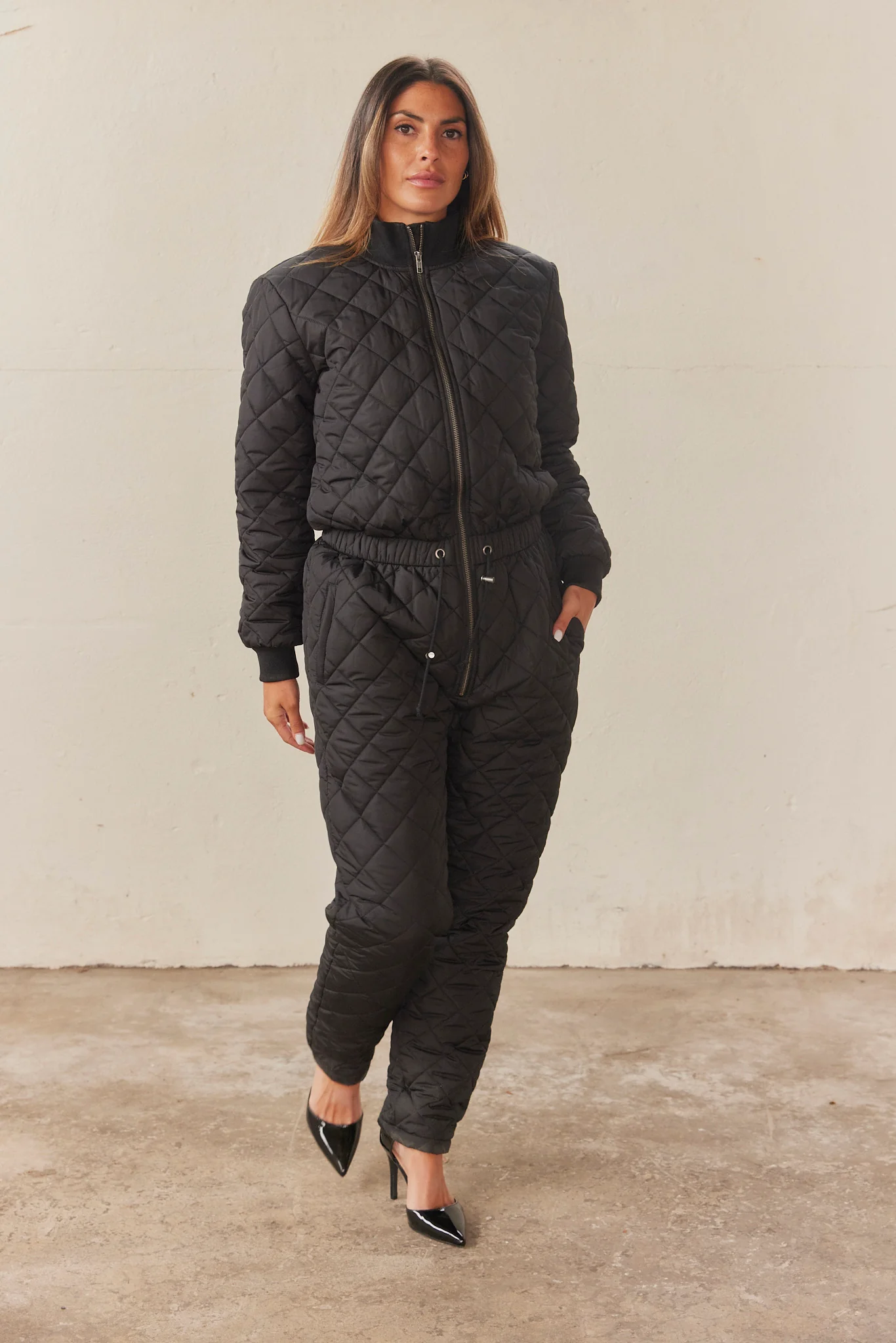 Lolly quilt jumpsuit | Sort | Termodragt fra French Laundry - Image 8