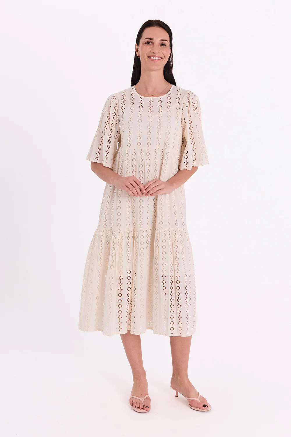 Londa Dress 208040 | Moonbeam | Kjole fra Freequent - Image 4