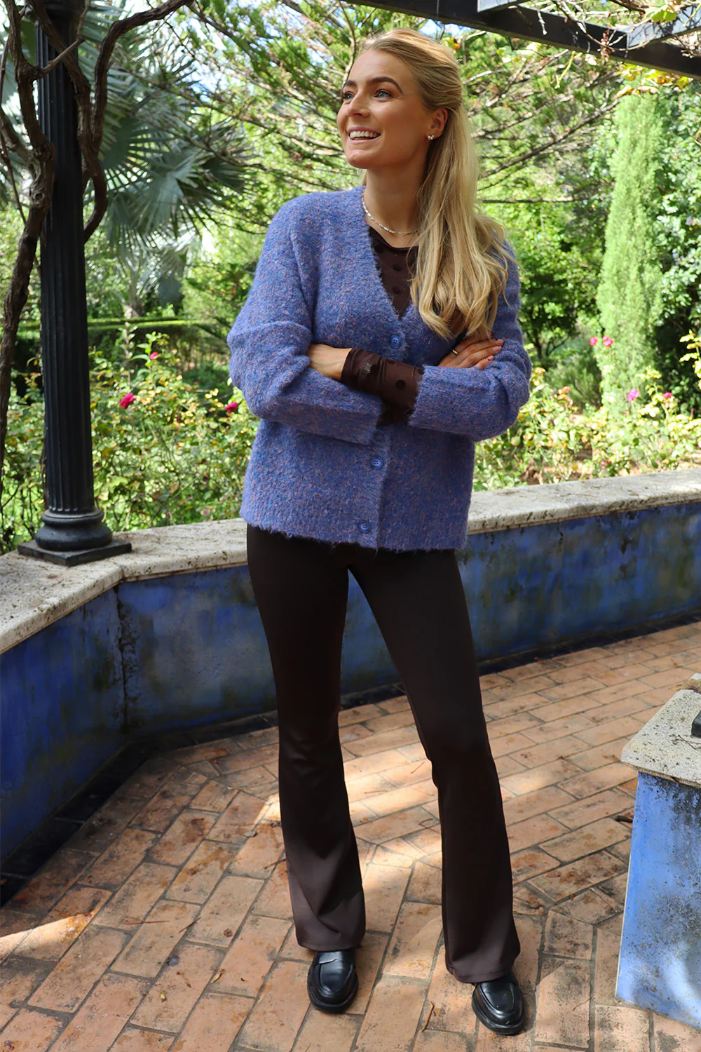 Lou Cardigan | Blue Rose | Cardigan fra Liberté - Image 7