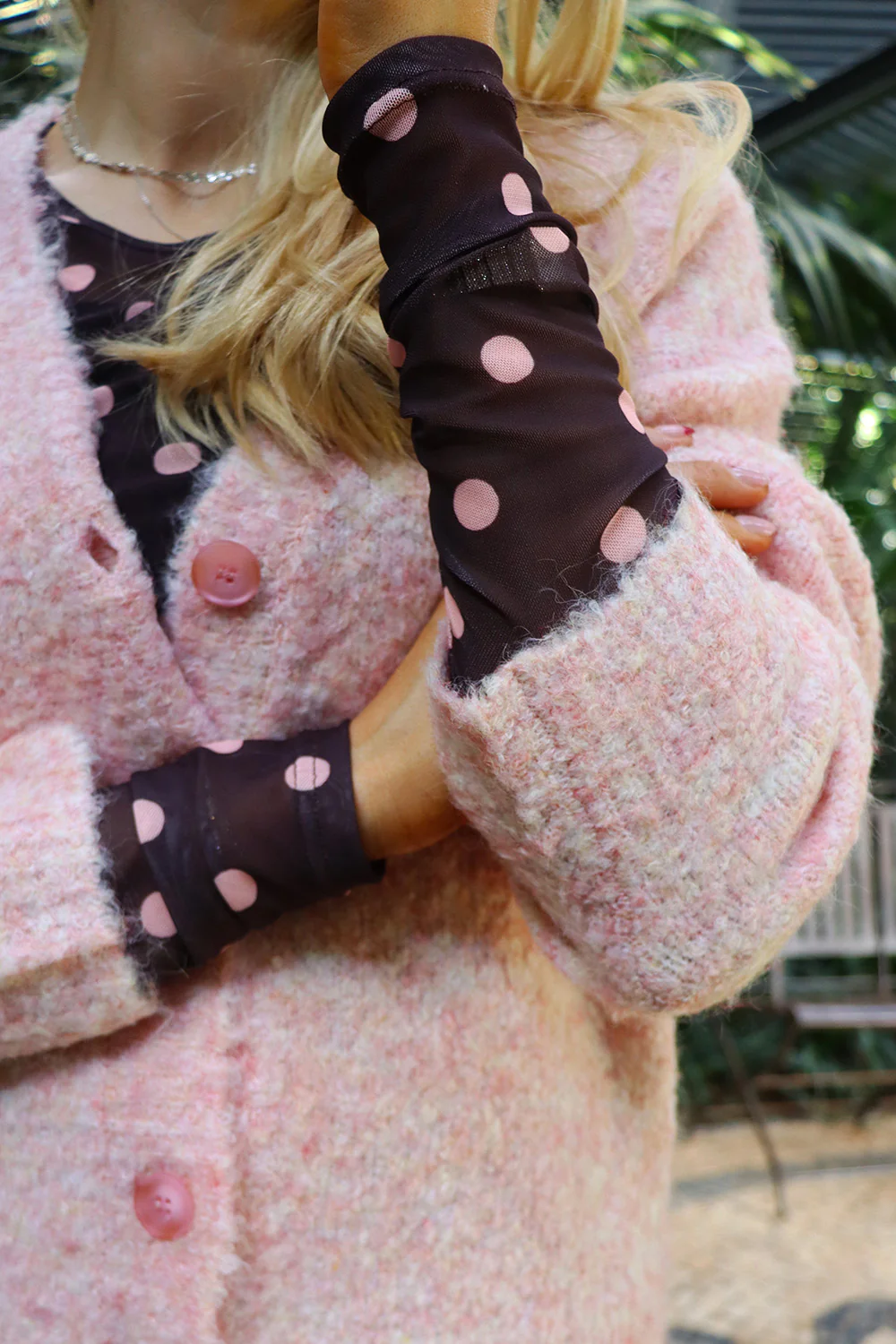Lou Cardigan | Creme Peachy | Cardigan fra Liberté - Image 5