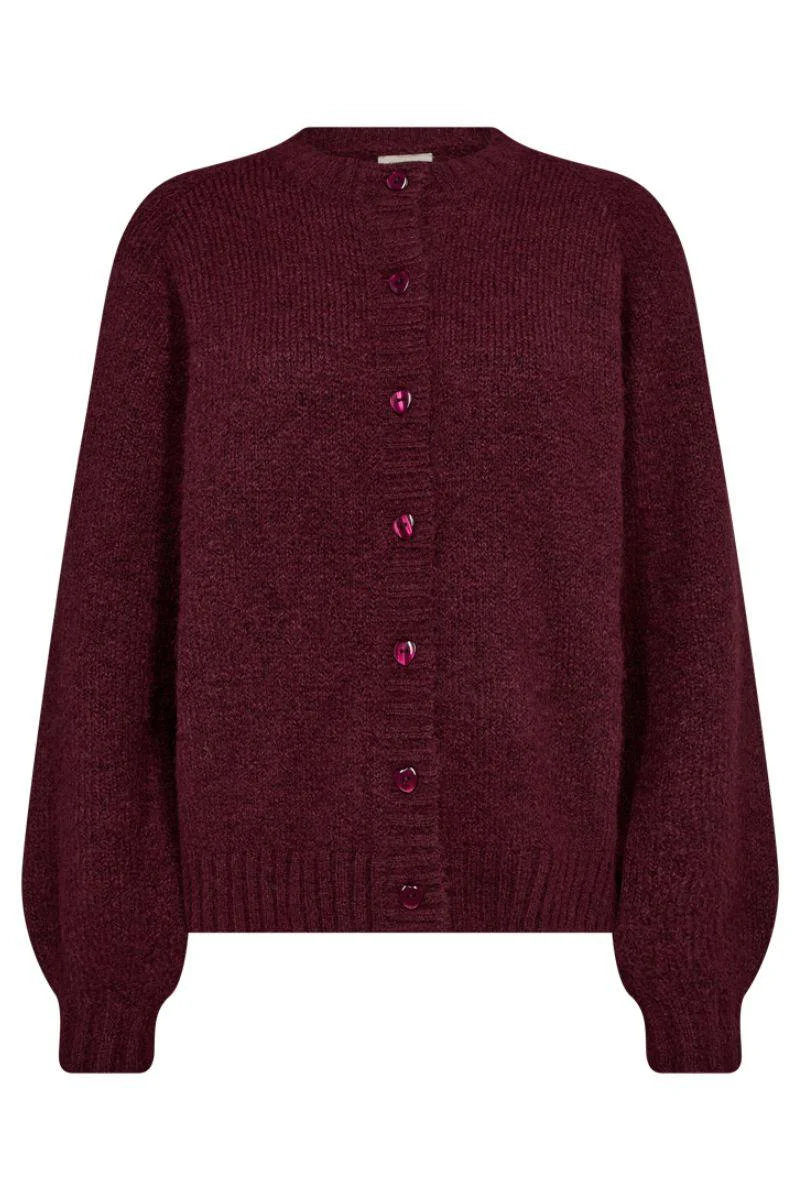 Louisa Car 202236 | Port Royale Melange | Cardigan fra Freequent