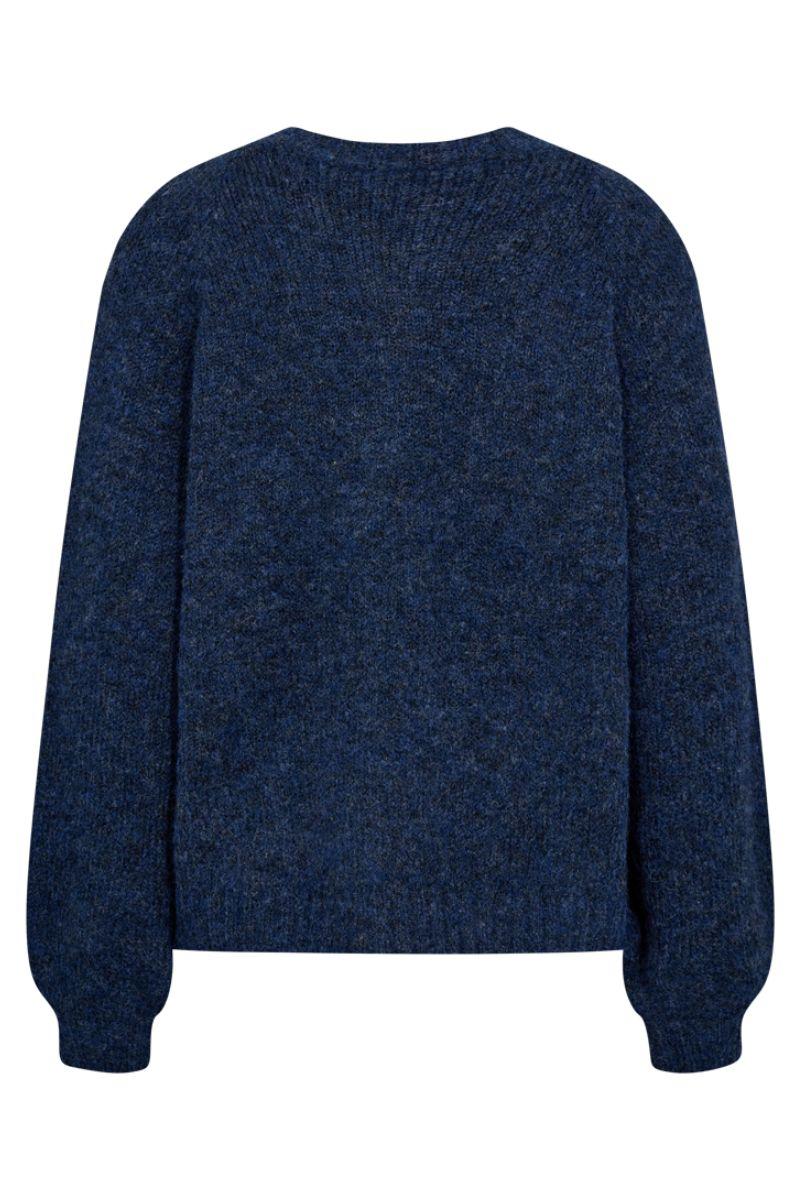 Louisa Car 202236 | Vintage Indigo Melange | Cardigan fra Freequent - Image 2