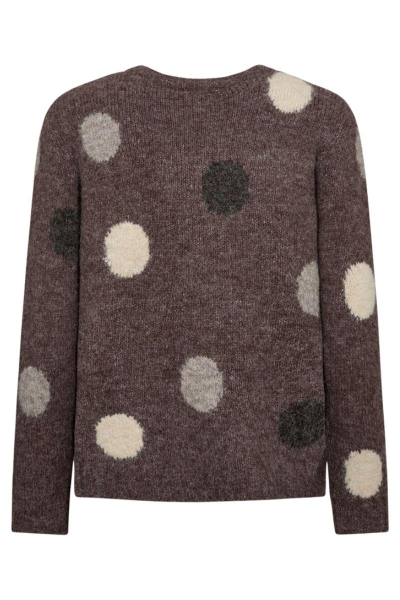 Louisa Pullover 202238 | Coffee Bean Mel W Moonb Mel | Strik fra Freequent - Image 2