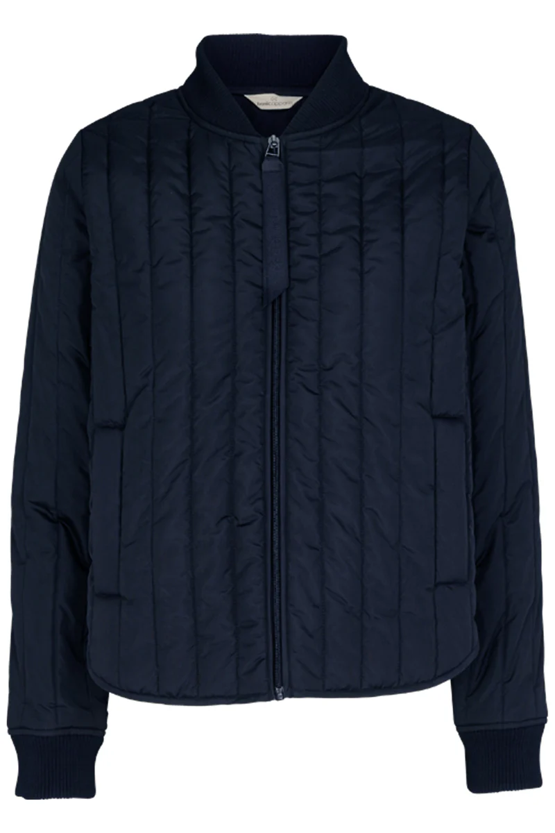 Louisa Short Jacket | Navy | Jakke fra Basic Apparel
