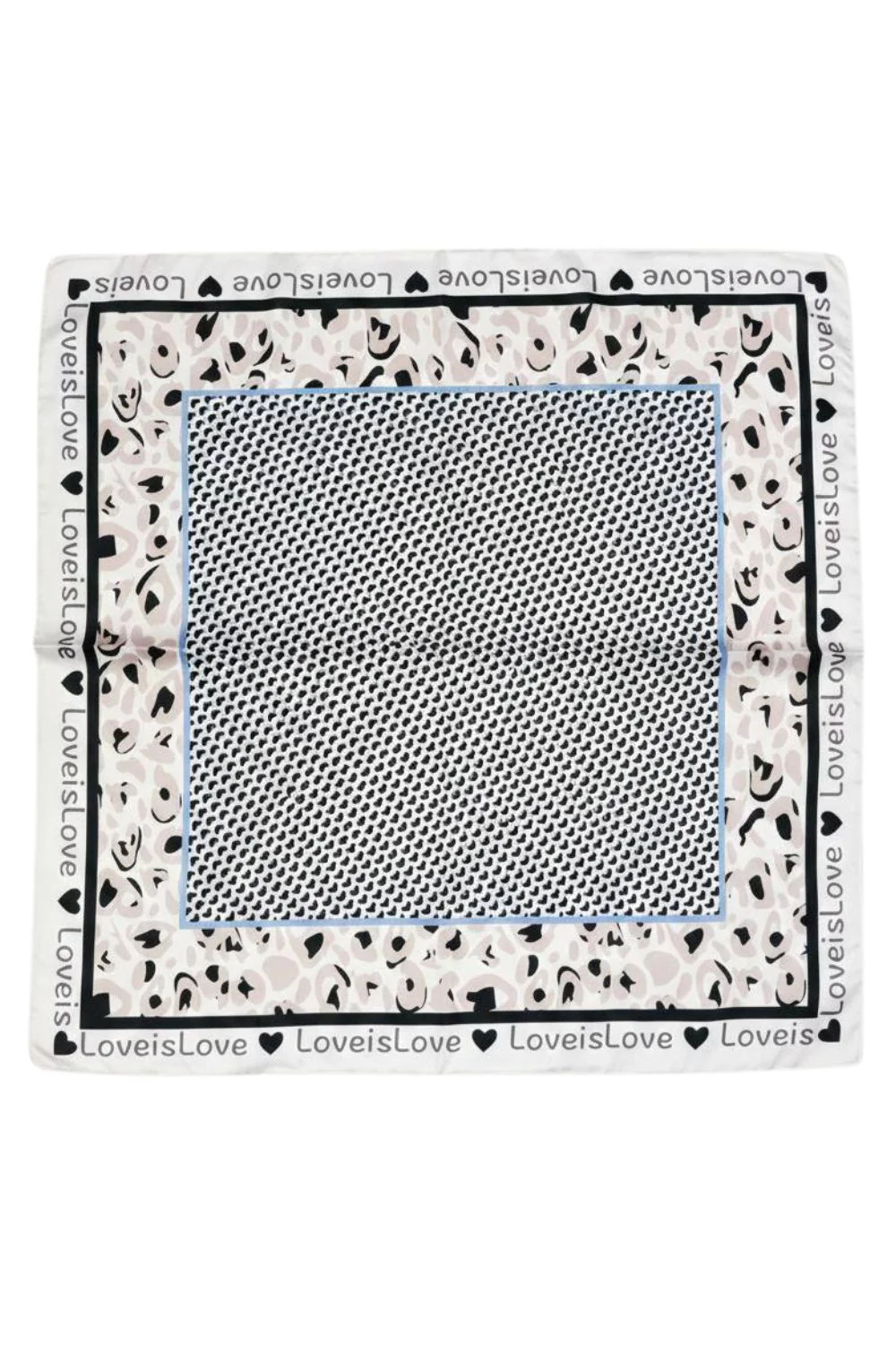 Love Is Love Scarf | Beige | Tørklæde fra By Timm - Image 3