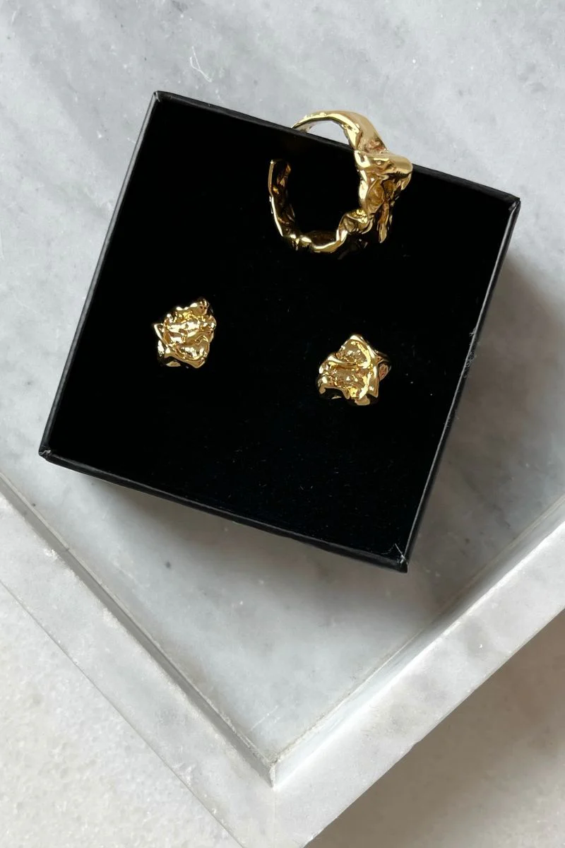 Love Tap Treasure Earrings | Forgyldt | Øreringe fra Birdsong - Image 5