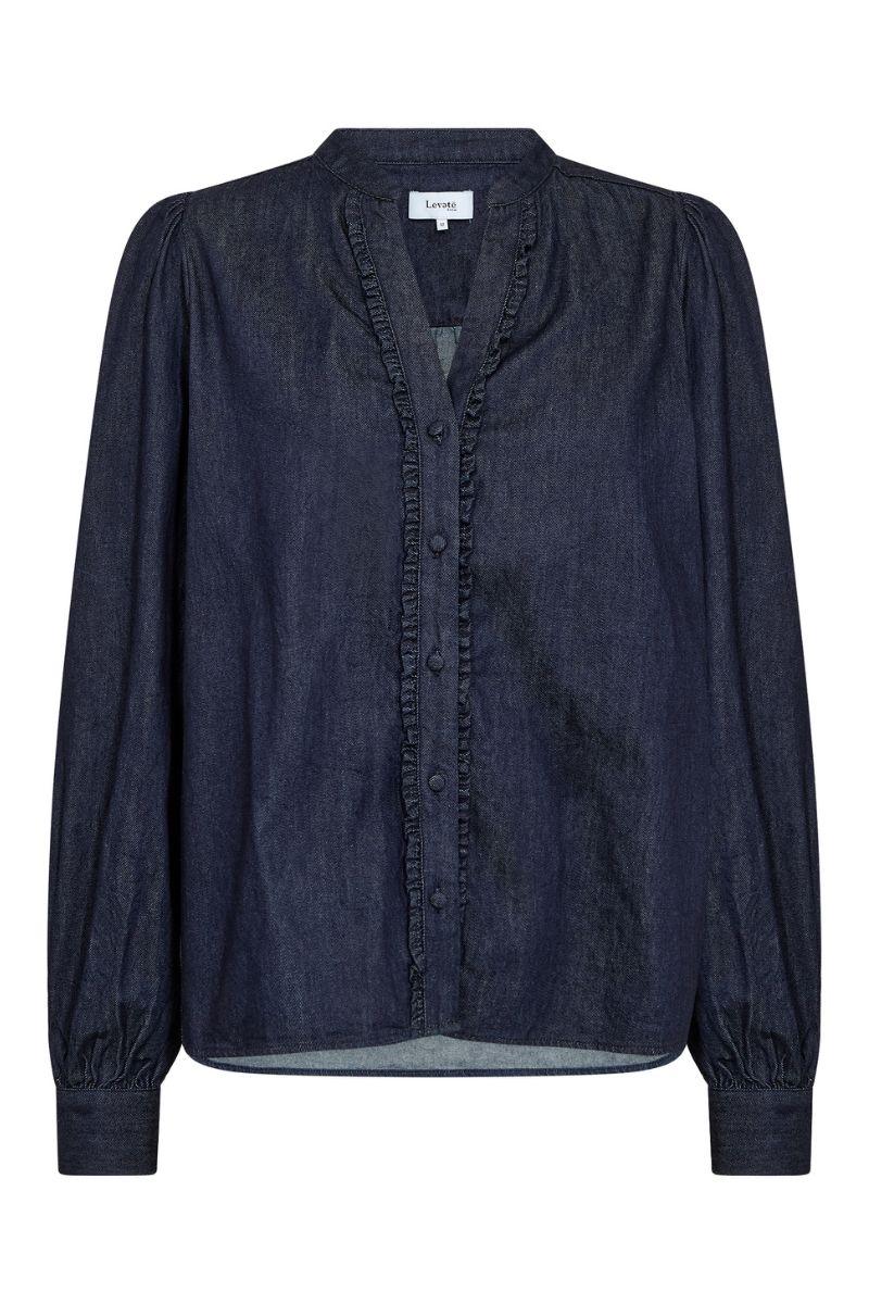 Pietta 2 | Dark Navy | Skjorte fra Levete Room - Image 2