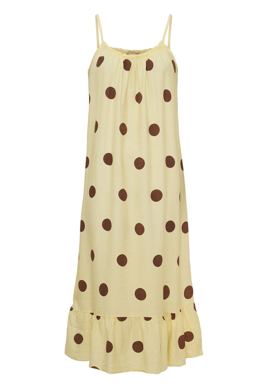 Luliana Dot Dress | Yellow