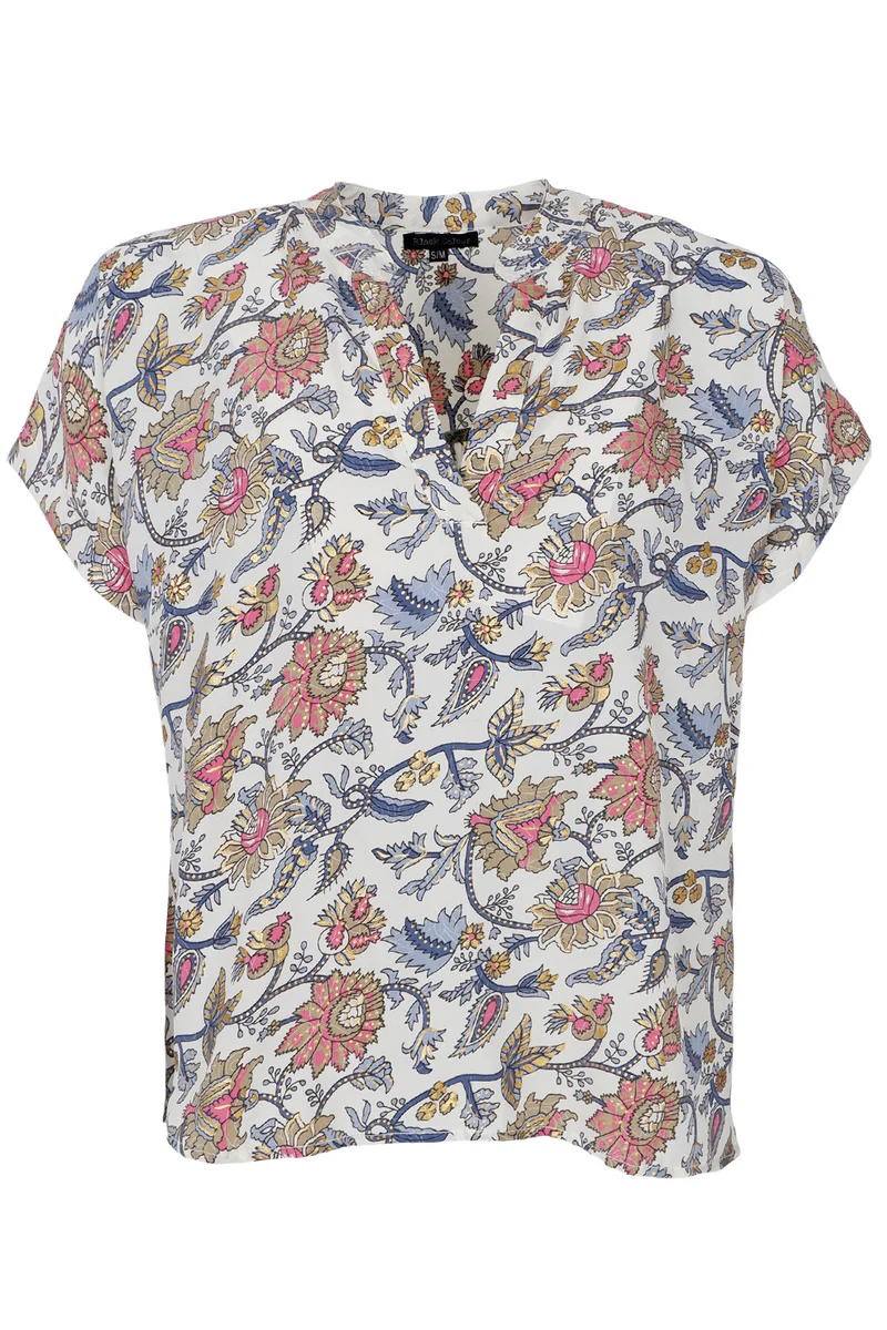 Luna Andrea S/S Top | White Breeze | Top fra Black Colour - Image 2
