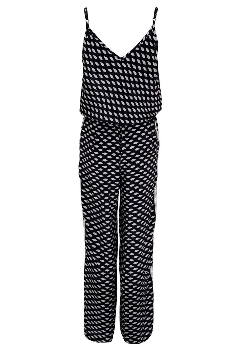 Luna Ella jumpsuit | Black Tulip | Kjole fra Black Colour - Image 4