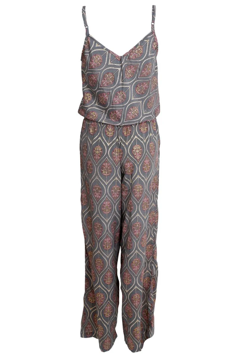 Luna Ella Jumpsuit | Tulip Grey | Buksedragt fra Black Colour - Image 6