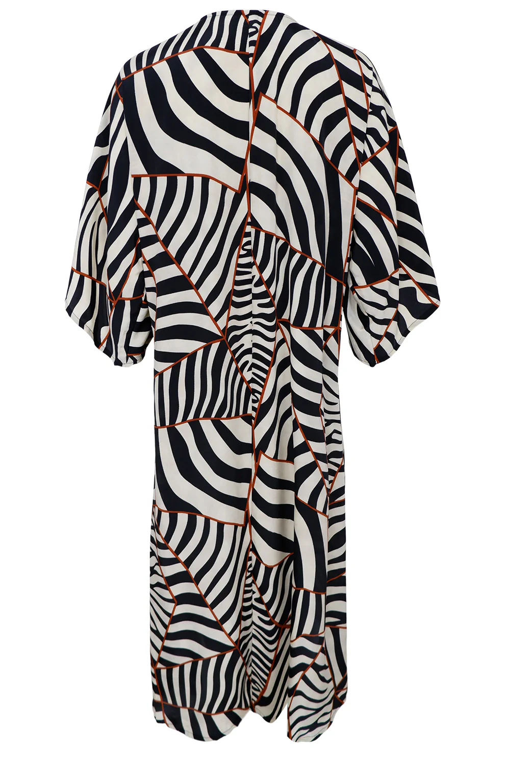 Luna Kaftan Dress | Mosaic Black - Image 3