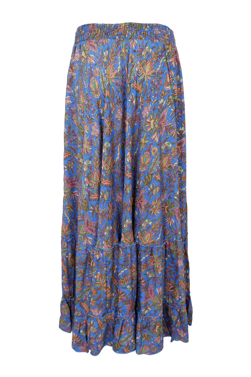 Luna Maxi Frill Skirt | Violet Blue | Nederdel fra Black Colour - Image 4