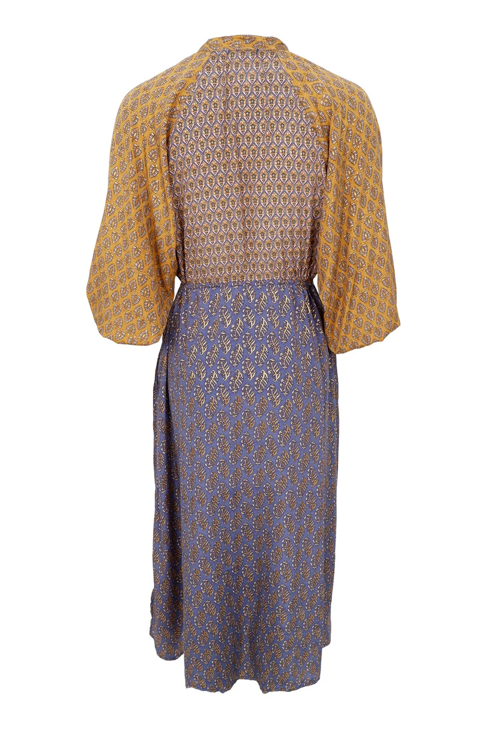 Luna Raglan Dress | Golden Multi | Kjole fra Black Colour - Image 3