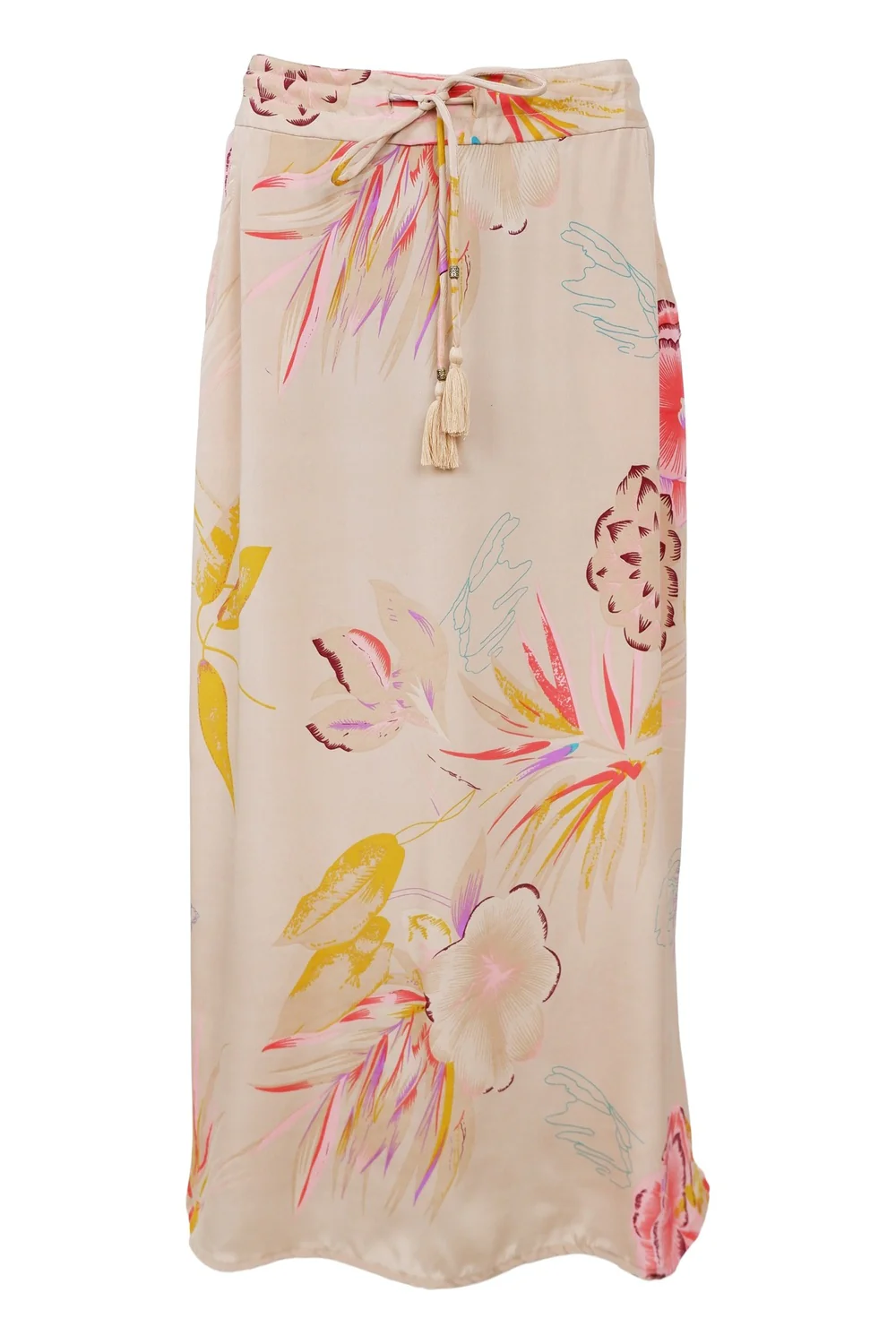 Luna Regular Skirt | Poppy Rose | Nederdel fra Black Colour - Image 2