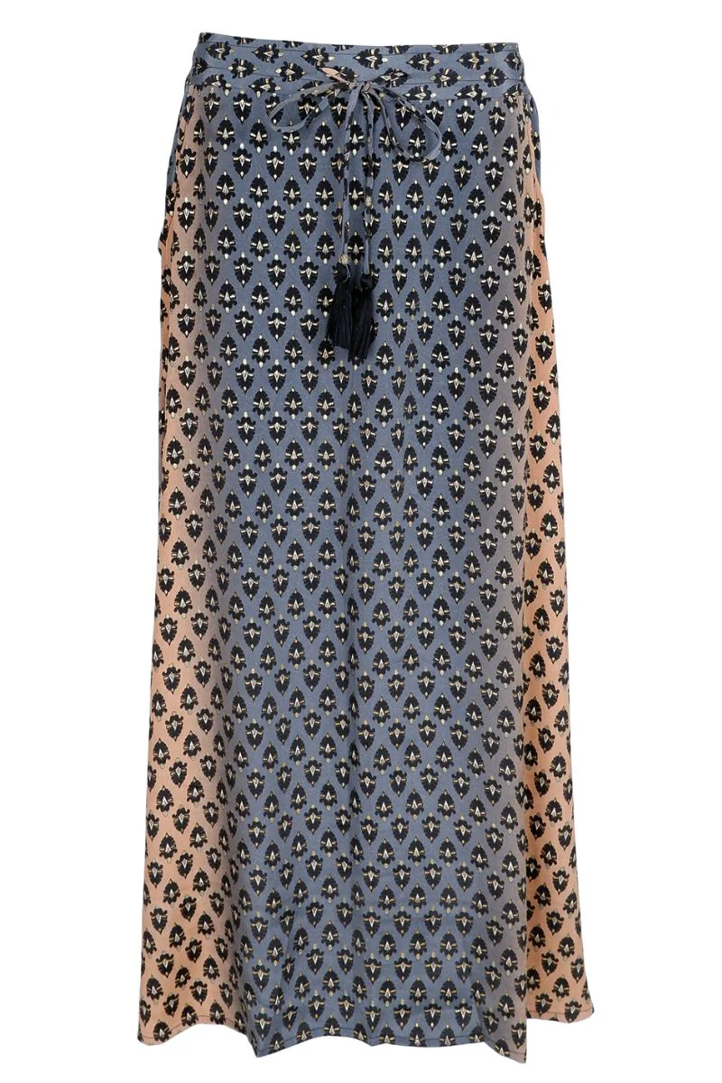 Luna Regular Skirt | Semistone Grey | Black Colour - Image 3