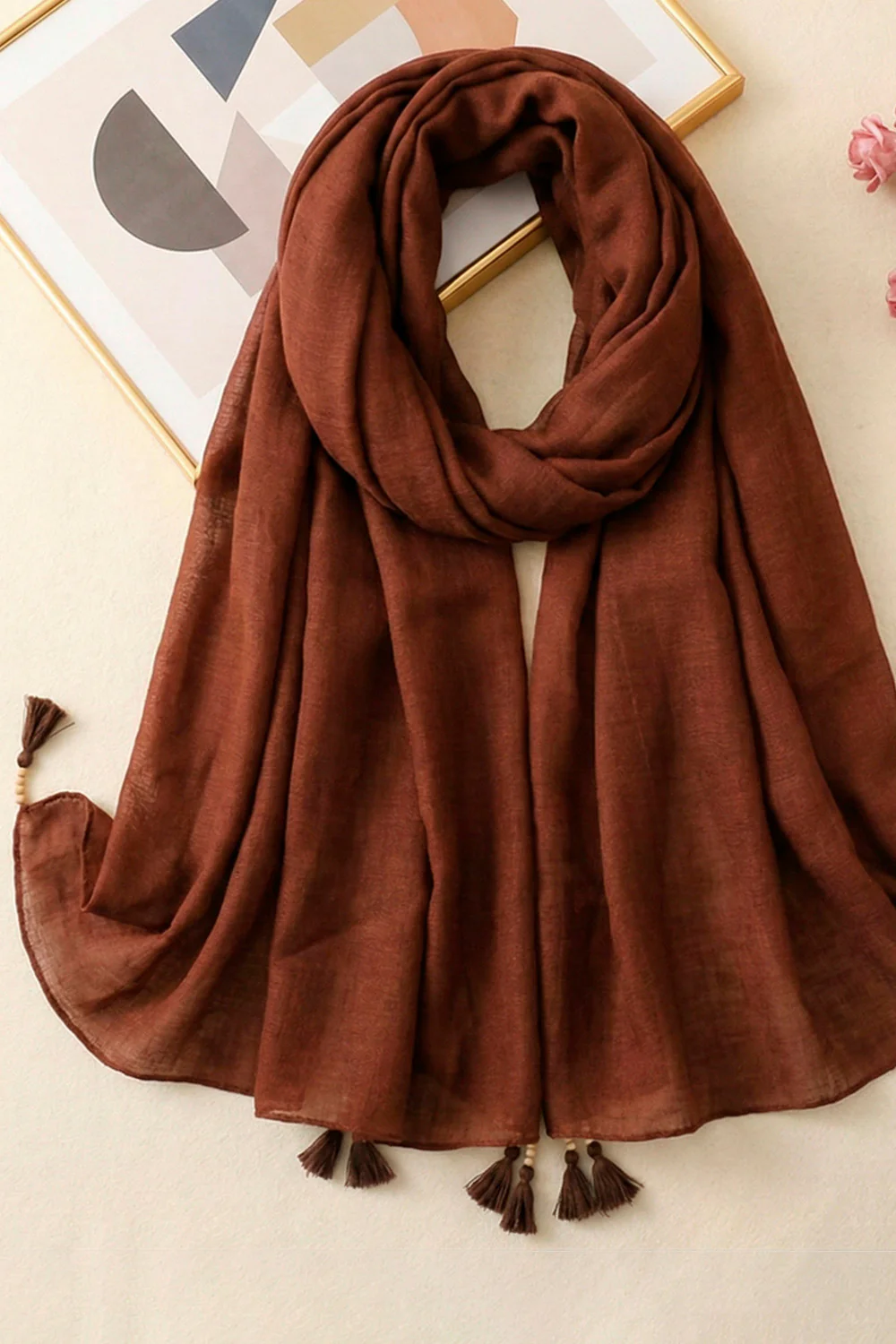 Lusk Scarf | Brun