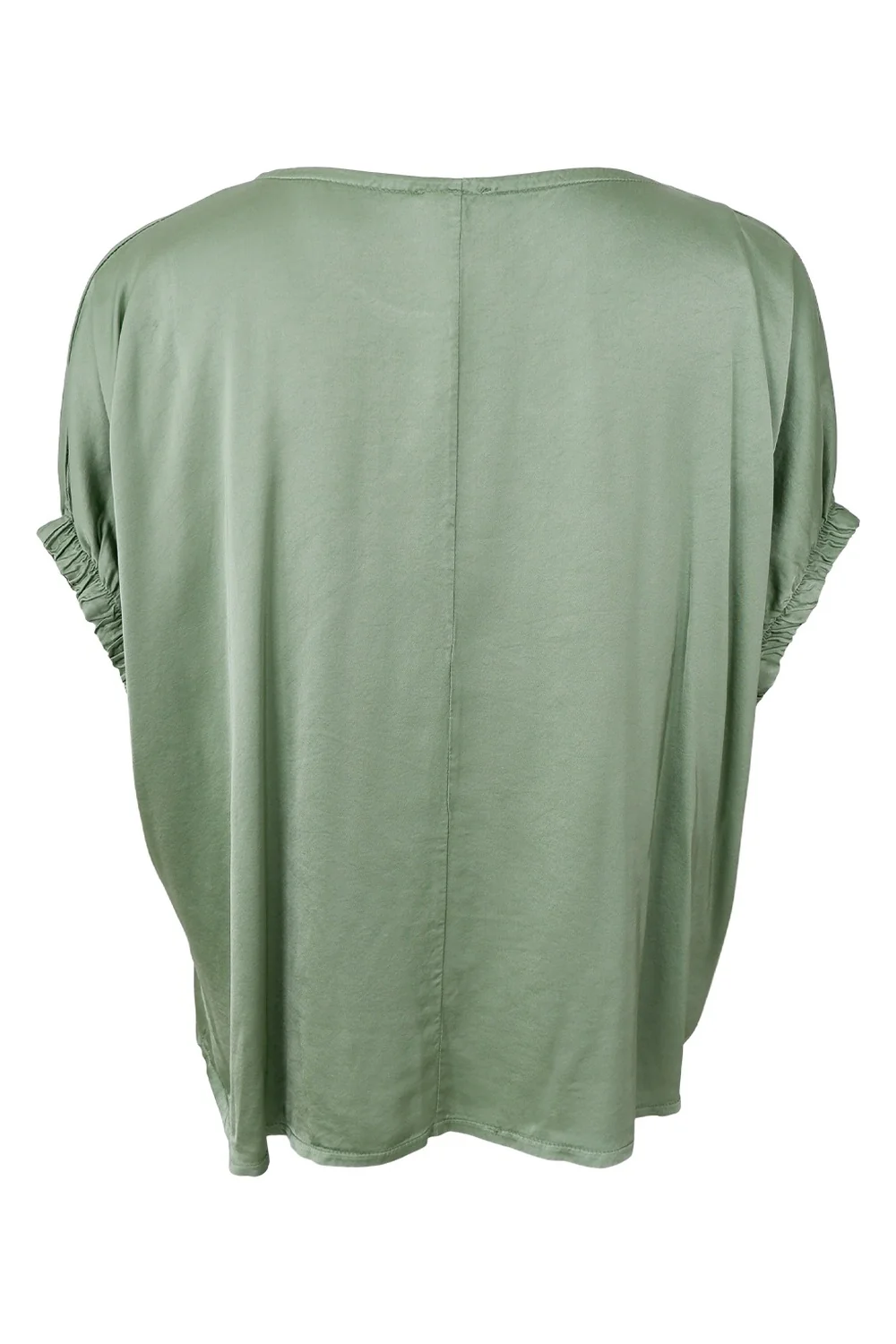 Mabel Blouse | Sage Green | Bluse fra Black Colour - Image 3