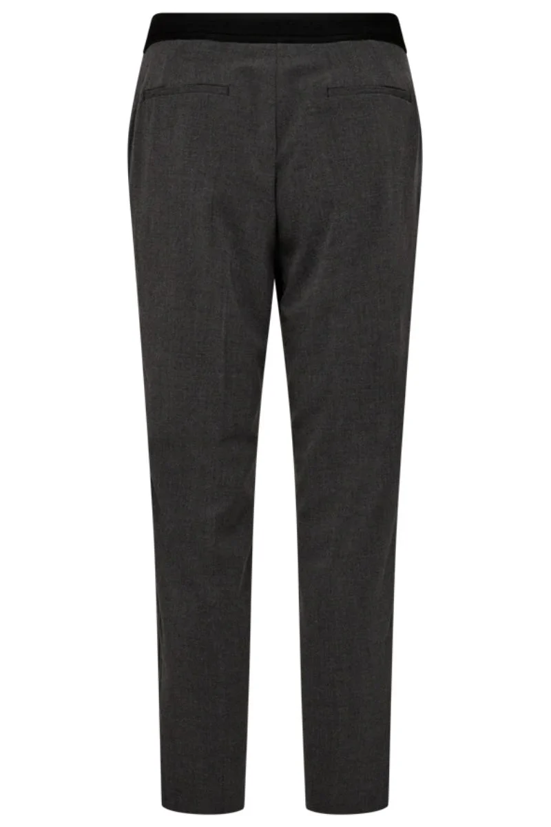 Mabely Pants 204262 | Dark Grey Melange | Bukser fra Freequent - Image 3