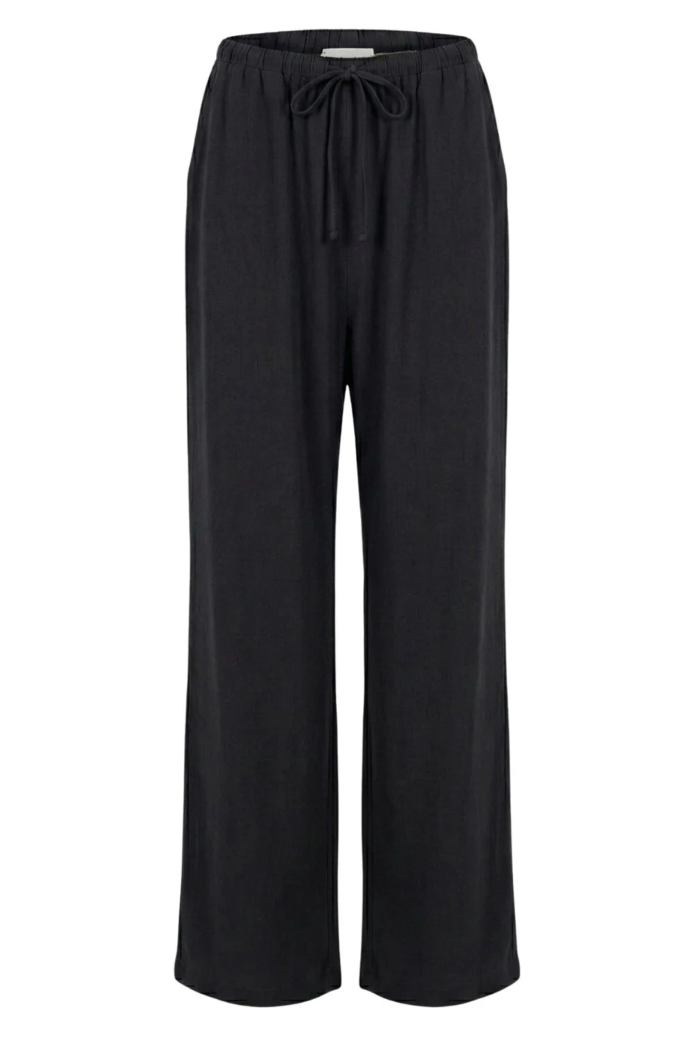 Macy Linen Trousers | Black | Bukser fra Atelier C - Image 2