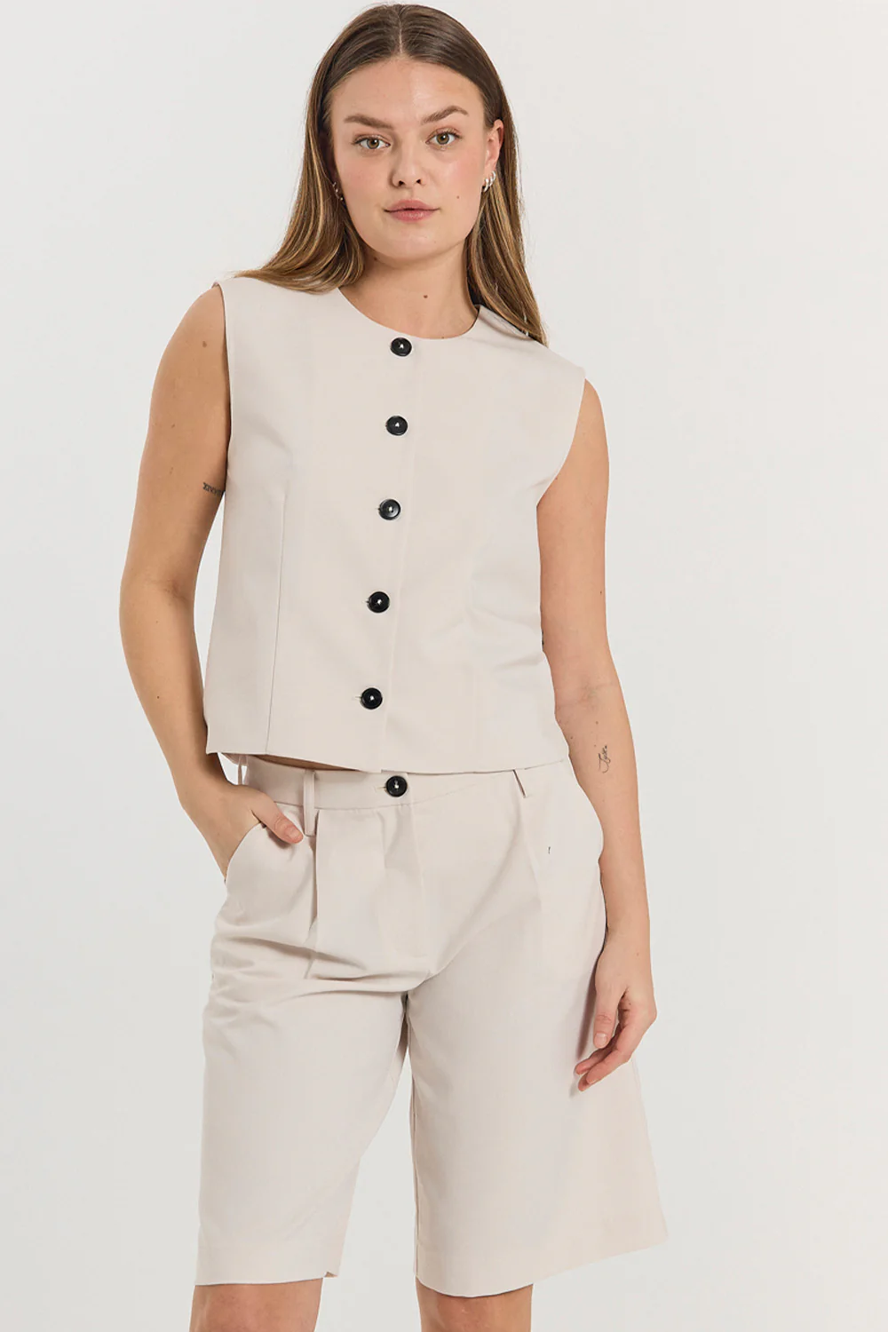 Maeve Waistcoat | Vest fra Freequent - Image 4