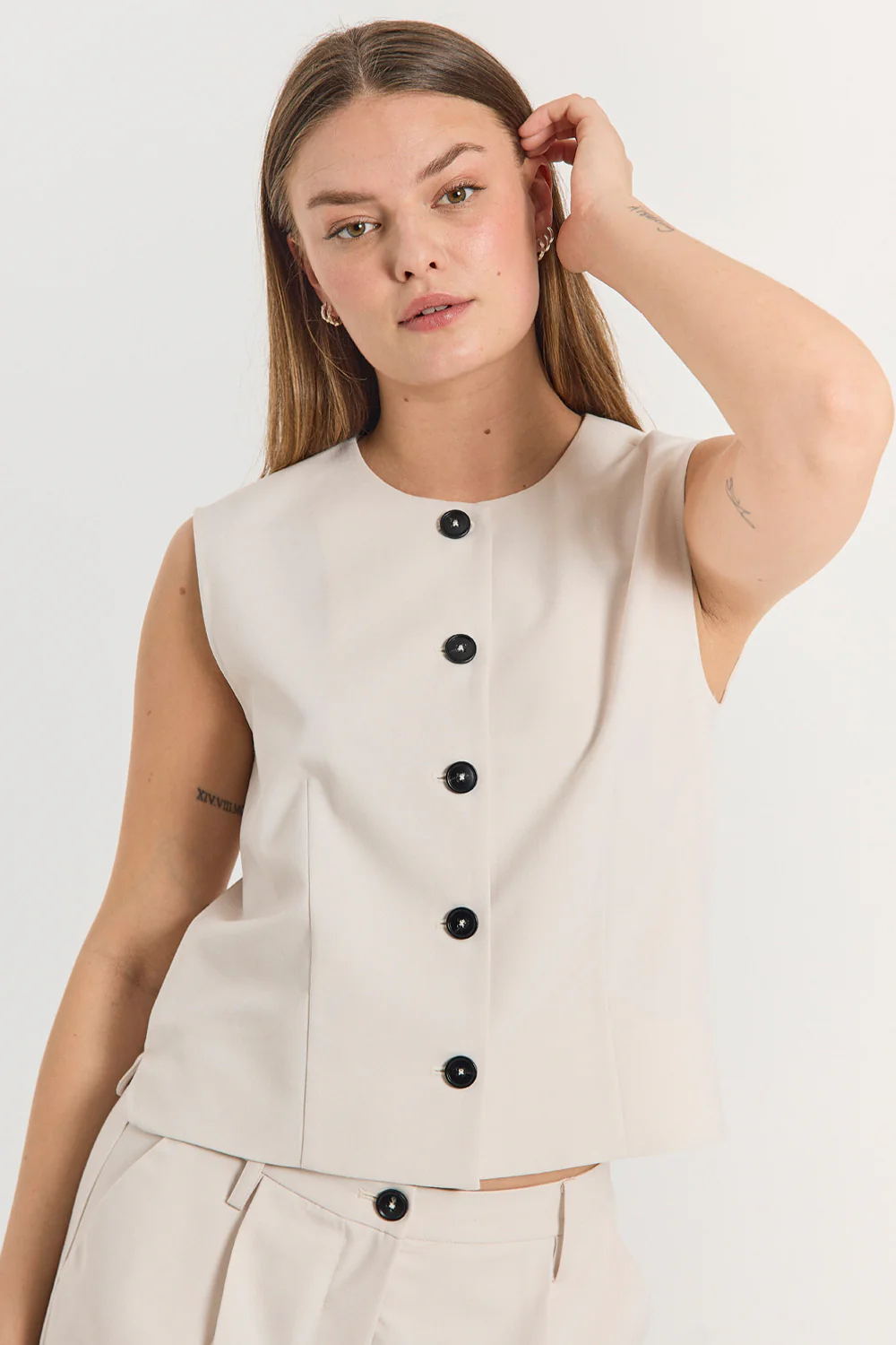 Maeve Waistcoat | Vest fra Freequent - Image 7