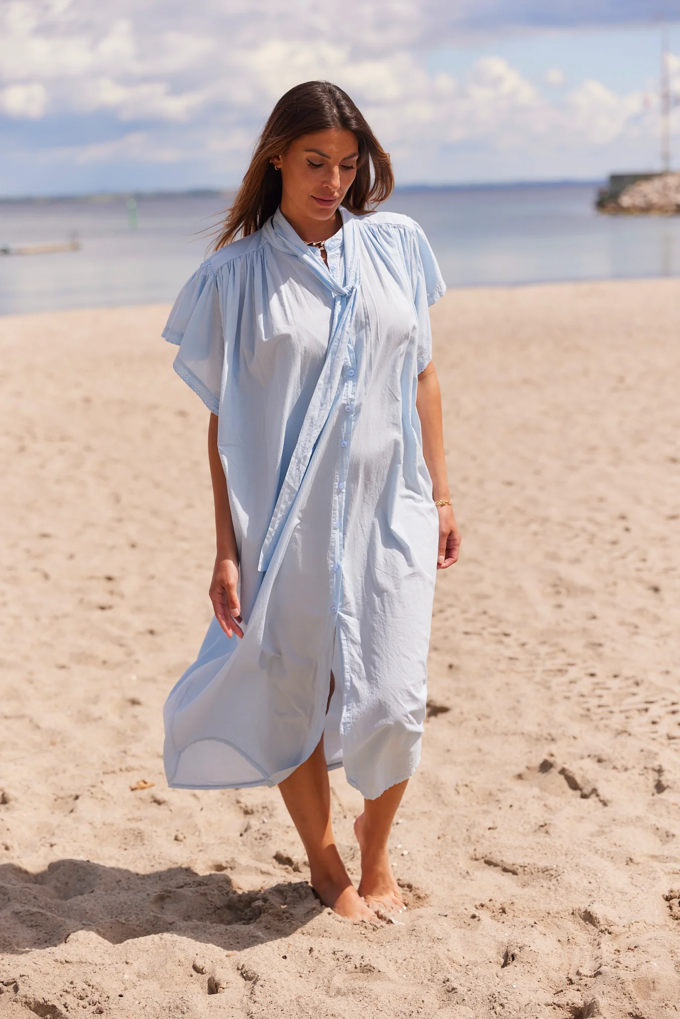 Magnolia Maxi Dress | Sky Blue - Image 2