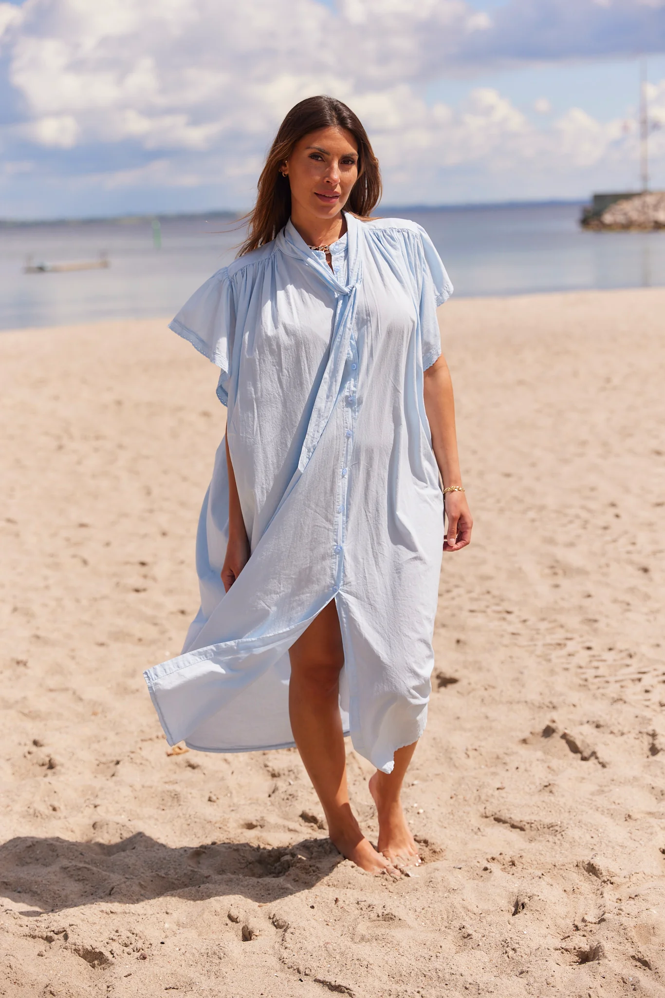 Magnolia Maxi Dress | Sky Blue - Image 5