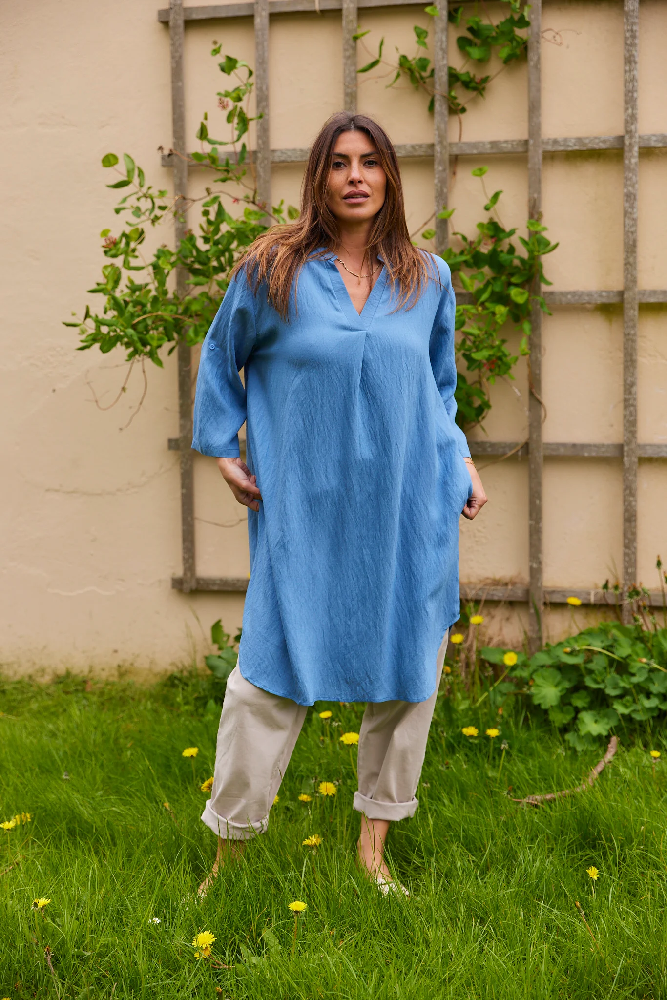 Maja Tunic | Blue | Kjole fra Atelier C - Image 2