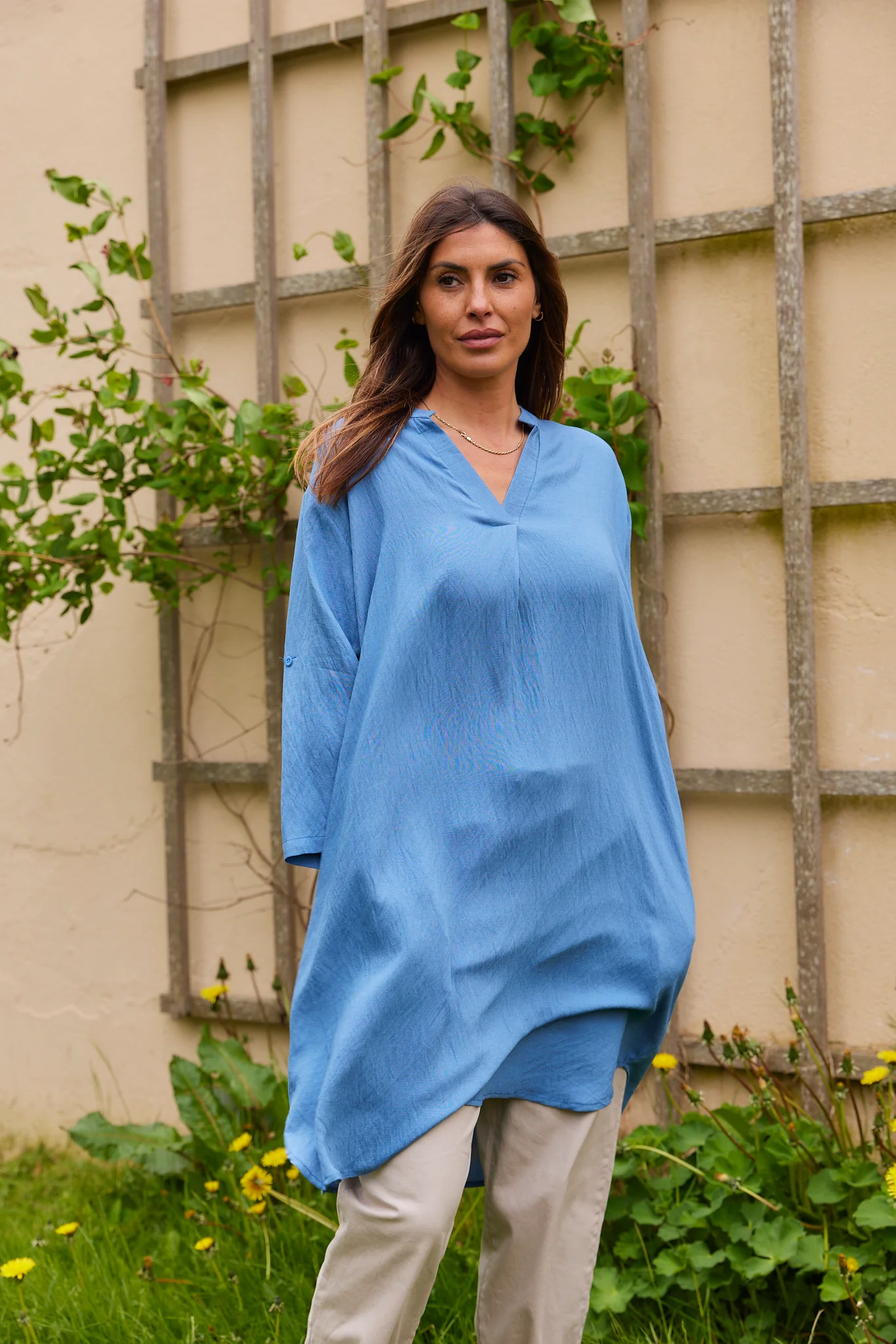Maja Tunic | Blue | Kjole fra Atelier C - Image 3