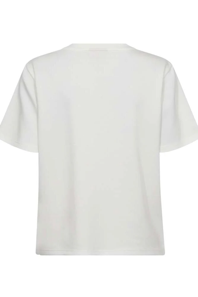 Malak Tee 207312 | Star Off-White W. Black | T-Shirt fra Freequent - Image 4
