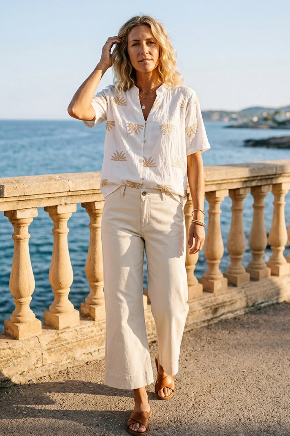 Malia Jeans | Off white | Jeans fra Prepair - Image 7